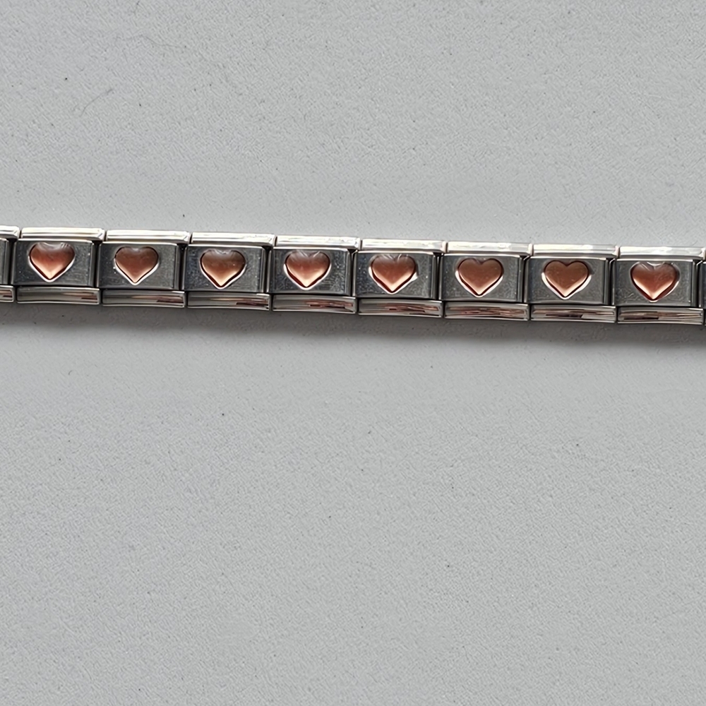 Roma Stainless Steel Link Bracelet